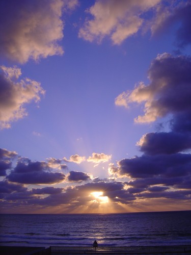 Fonds d'cran Nature Couchers et levers de Soleil Anglet (coucher de soleil sur l'atlantique)