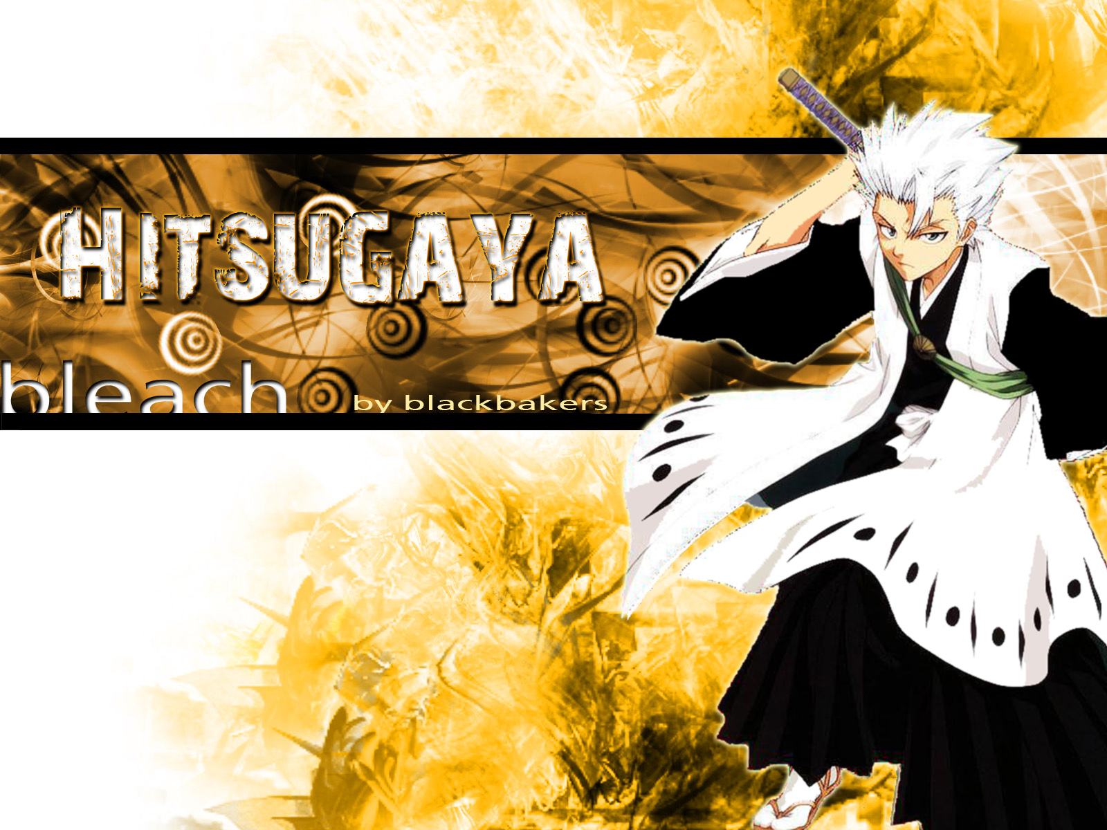 Fonds d'cran Manga Bleach Hitsu powa