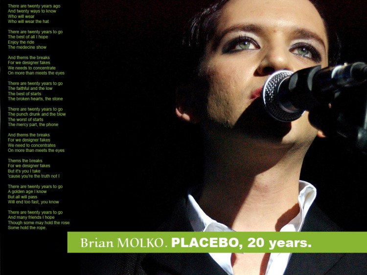 Fonds d'cran Musique Placebo 20 YEARS