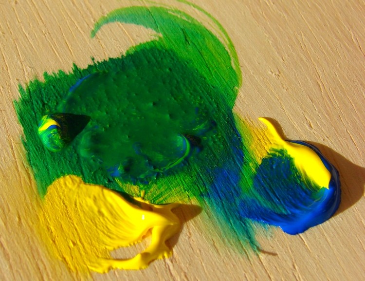 Fonds d'cran Abstrait - Art Divers Jeu de couleurs