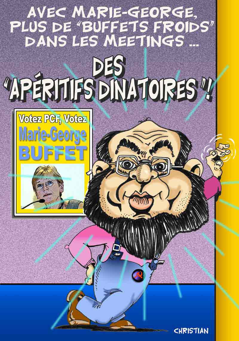 Fonds d'cran Art - Crayon Politique BUFFET froid ...