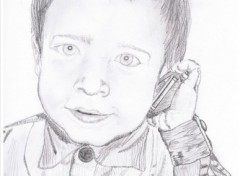 Wallpapers Art - Pencil Portrait enfant 2 ans