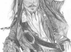 Wallpapers Art - Pencil Jack Sparrow