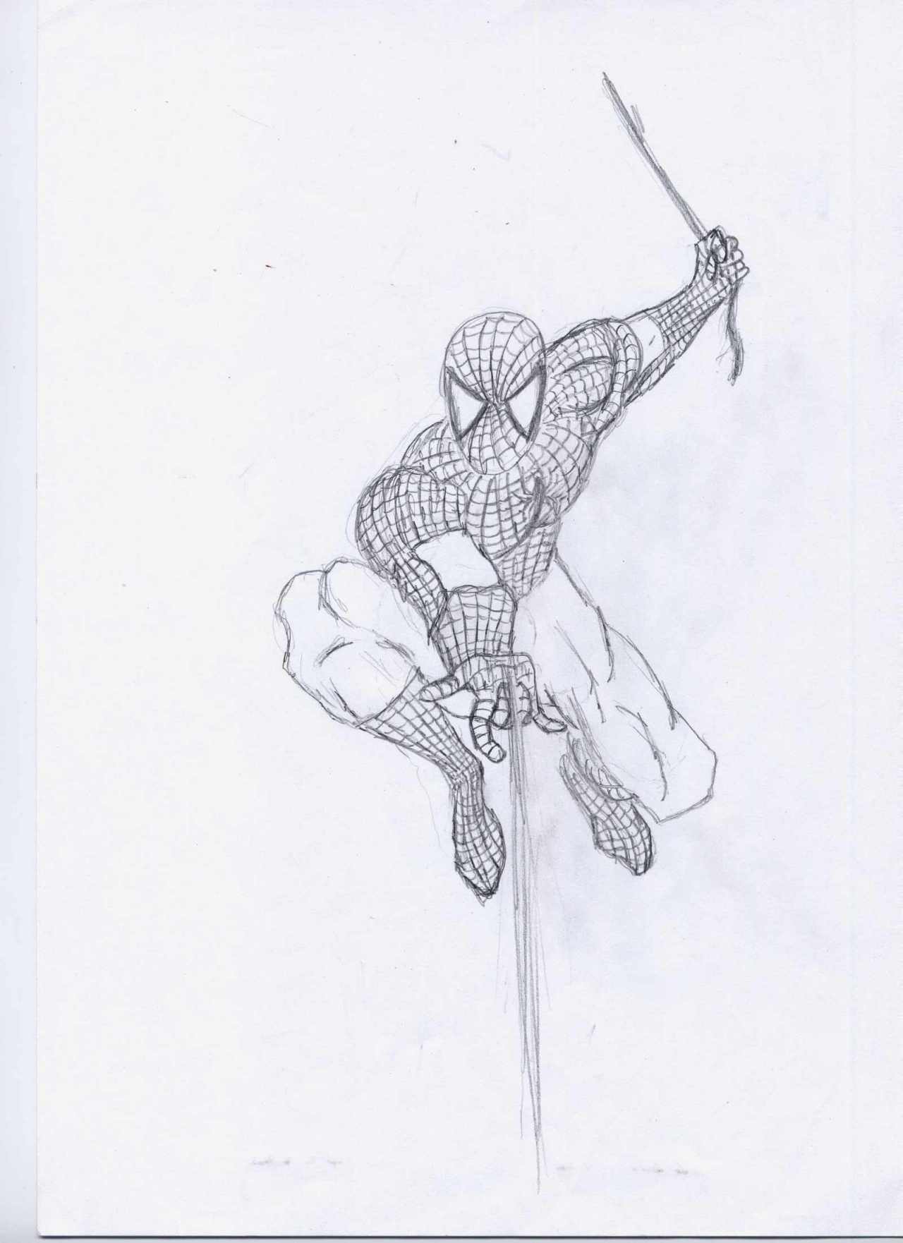 Fonds d'cran Art - Crayon BDs - Spiderman 