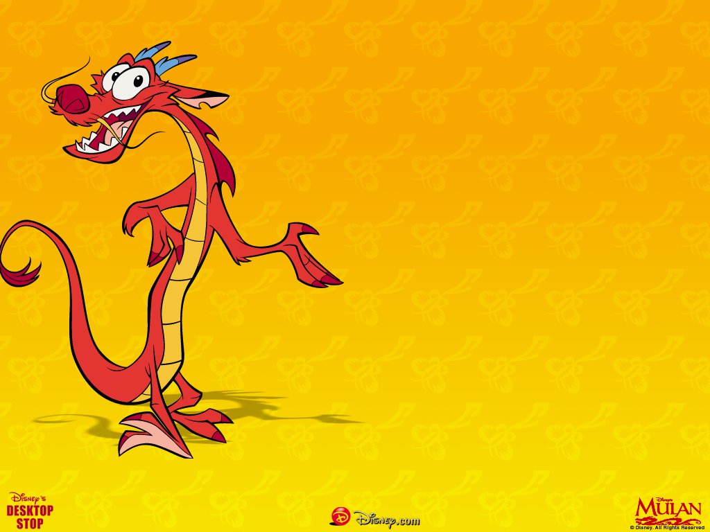 Wallpapers Cartoons Mulan Mushu