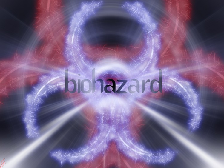 Fonds d'cran Art - Numrique Abstrait Biohazard