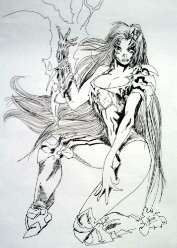 Fonds d'cran Art - Crayon BDs - Comics witchblade II