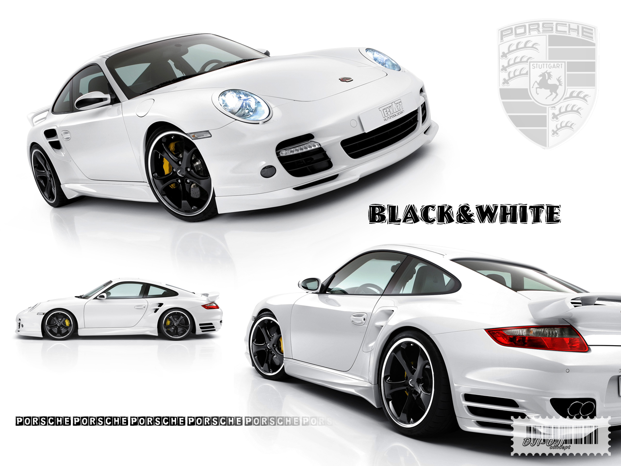 Wallpapers Cars Porsche BlAcK & WhItE