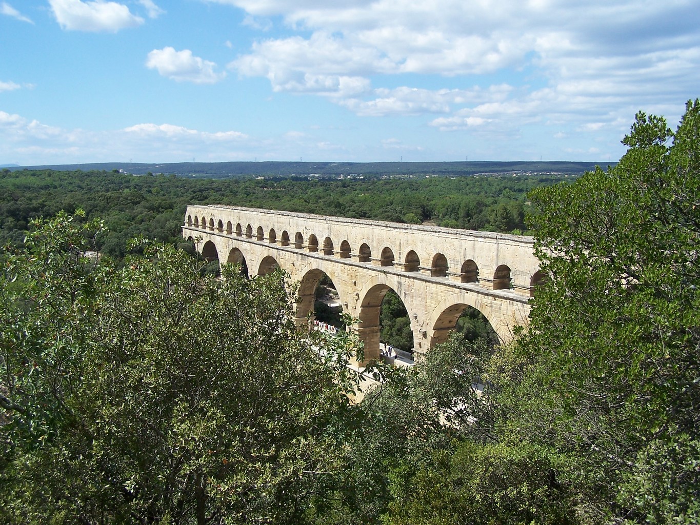 Wallpapers Constructions and architecture Bridges - Aqueduct Pont du Gard