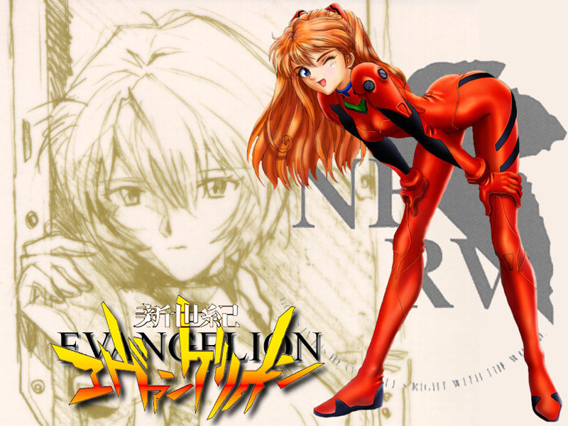 Wallpapers Cartoons Evangelion asuka