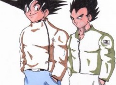 Fonds d'cran Art - Crayon dbz fashion