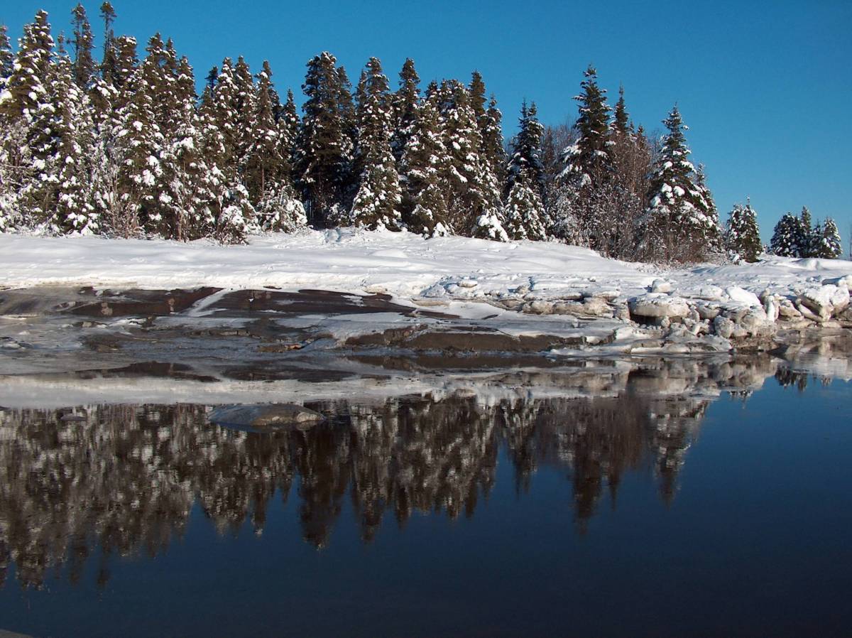 Wallpapers Nature Saisons - Winter Reflet