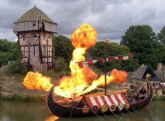 Fonds d'cran Constructions et architecture Spectacle Les Vikings au Puy du Fou en Vende