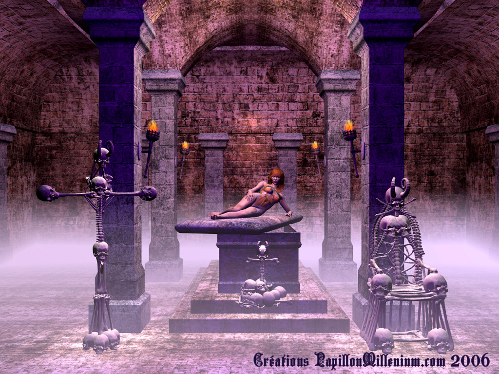 Fonds d'cran Art - Numrique 3D - Poser Crypt