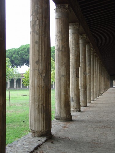 Wallpapers Constructions and architecture Ruins colonnes de Pompei