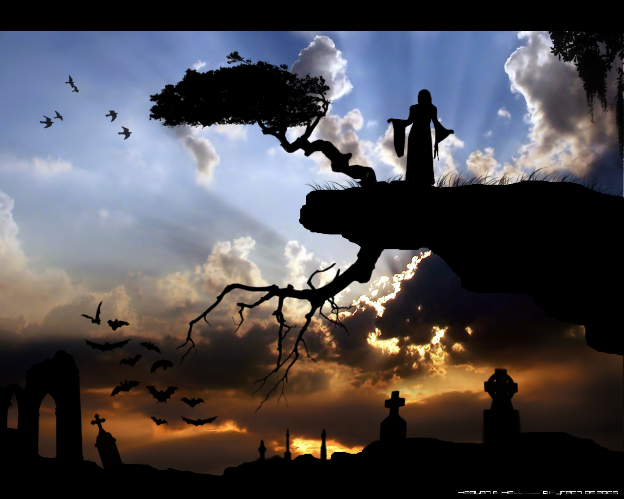 Wallpapers Digital Art Compositions 2D Heaven & Hell