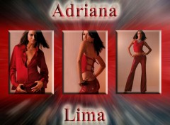 Wallpapers Celebrities Women Adriana's red