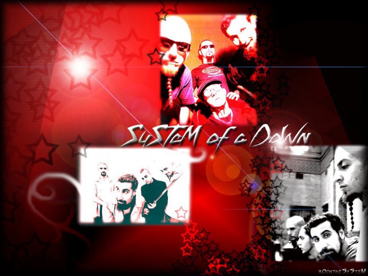 Fonds d'cran Musique System Of A Down system of a down red