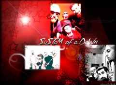 Fonds d'cran Musique system of a down red