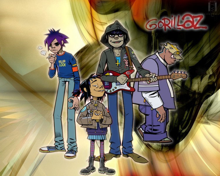 Fonds d'cran Musique Gorillaz GoRiLlAz