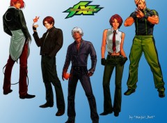 Fonds d'cran Jeux Vido KOF XI blue