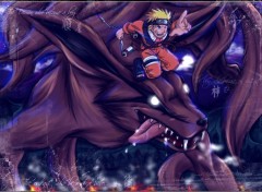 Fonds d'cran Manga naruto et kuybi