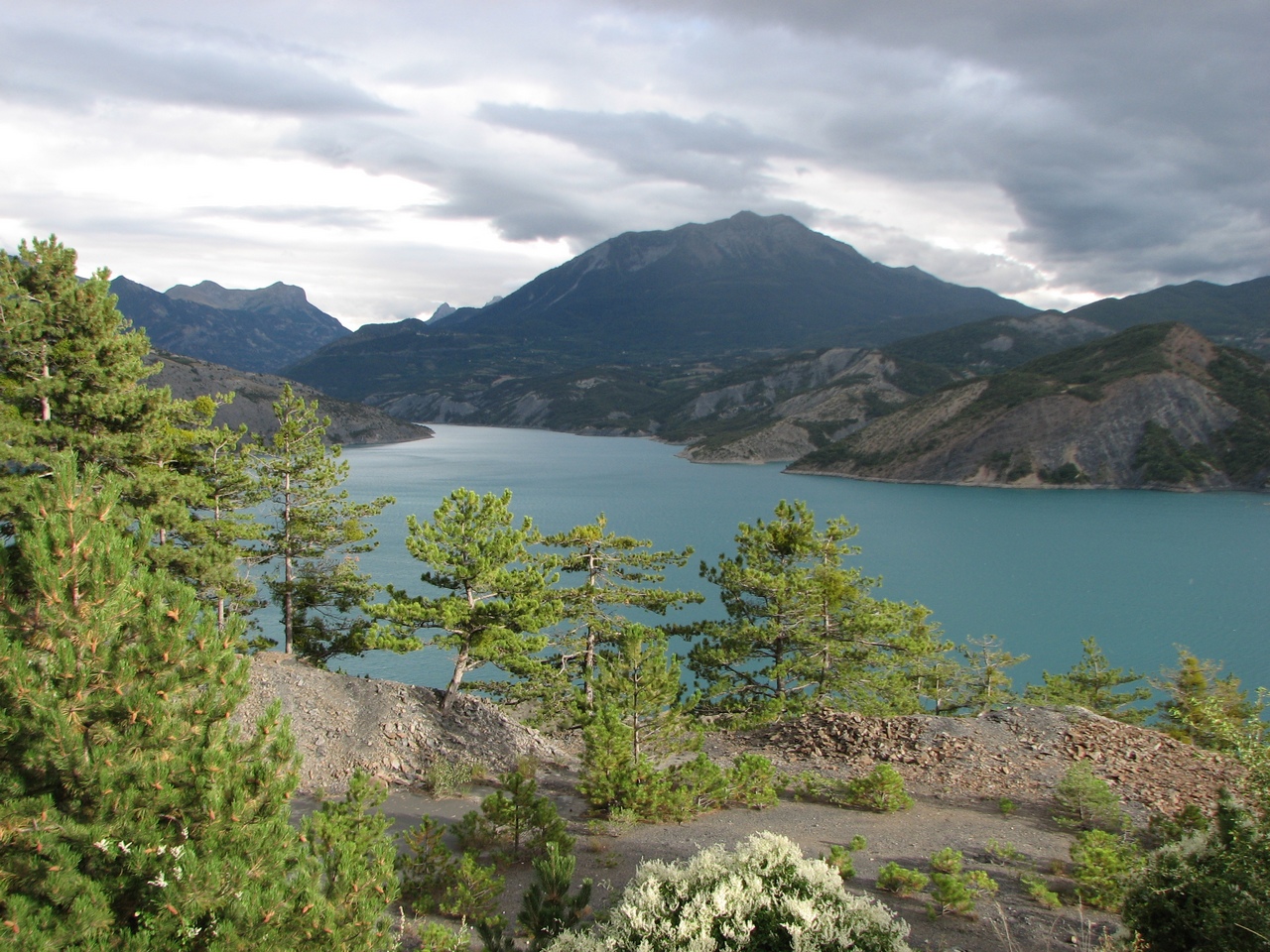 Fonds d'cran Voyages : Europe France > Provence-Alpes-Cte d'Azur Lac de Serre Ponon