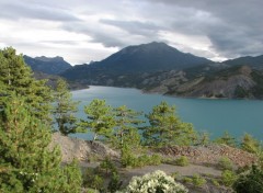 Fonds d'cran Voyages : Europe Lac de Serre Ponon