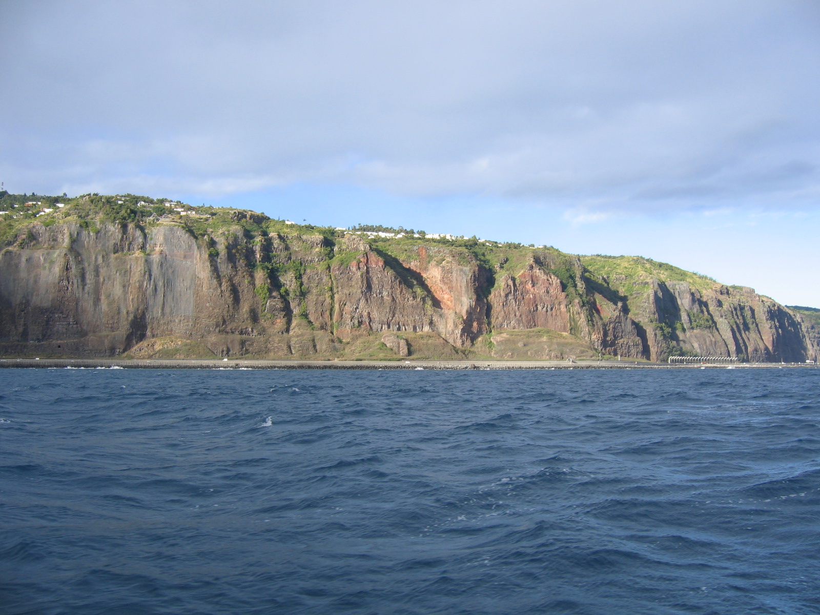 Fonds d'cran Nature Mers - Ocans - Plages Route du littoral vue depuis la mer