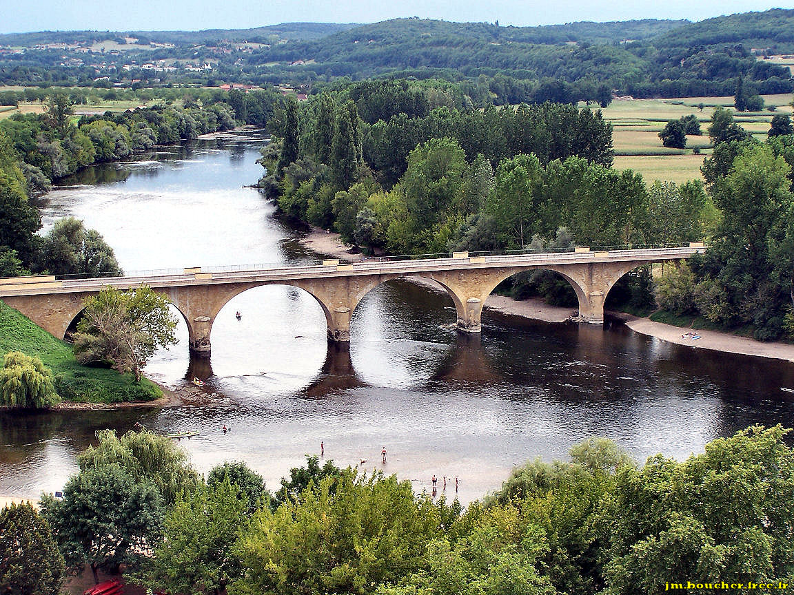 Wallpapers Constructions and architecture Bridges - Aqueduct Le pont de Limeuil