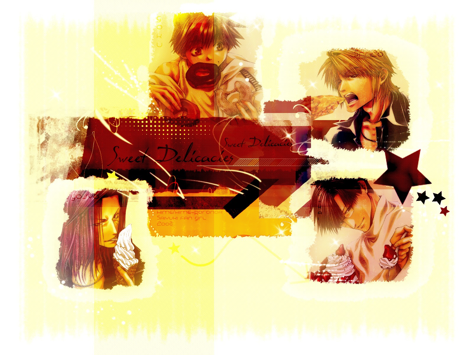 Wallpapers Manga Saiyuki Sweet delicacies