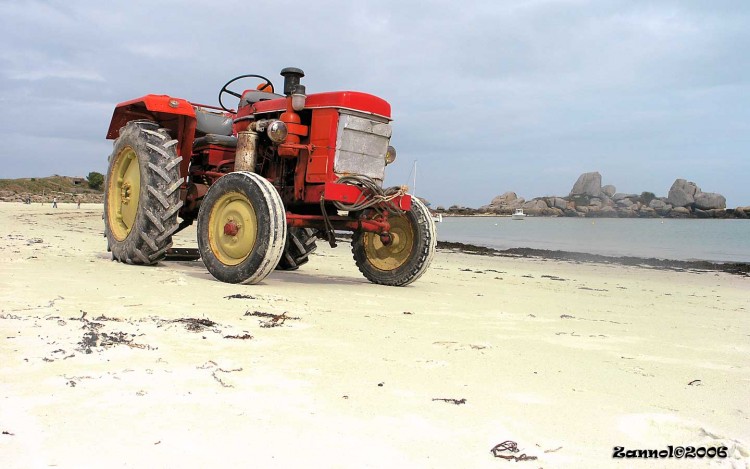 Fonds d'cran Transports divers Tracteurs Brignogan (Bretagne)