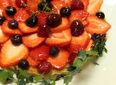 Fonds d'cran Objets tarte au fraise par une amie