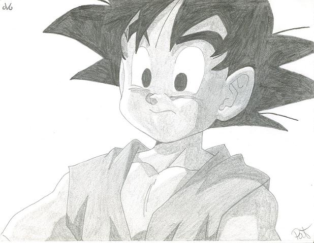 Fonds d'cran Art - Crayon Manga - Dragon Ball Z GokuArt