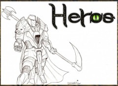 Fonds d'cran Art - Crayon Heros