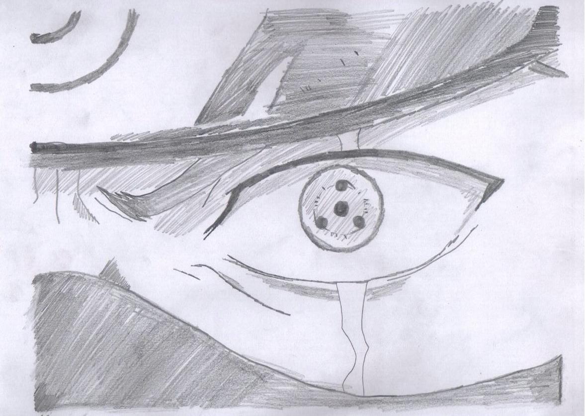 Wallpapers Art - Pencil Manga - Naruto Kahkashi sharingan