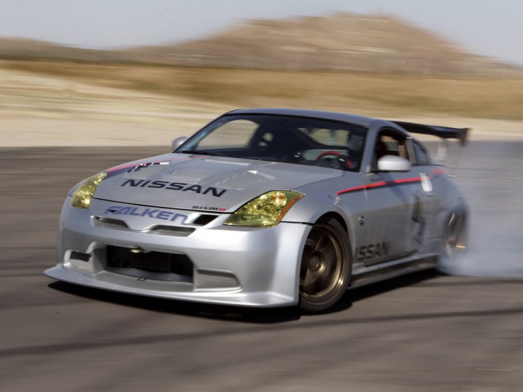 Wallpapers Cars Nissan 350 Z drift car