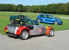 Wallpapers Cars Seven, Elise et Clio V6.