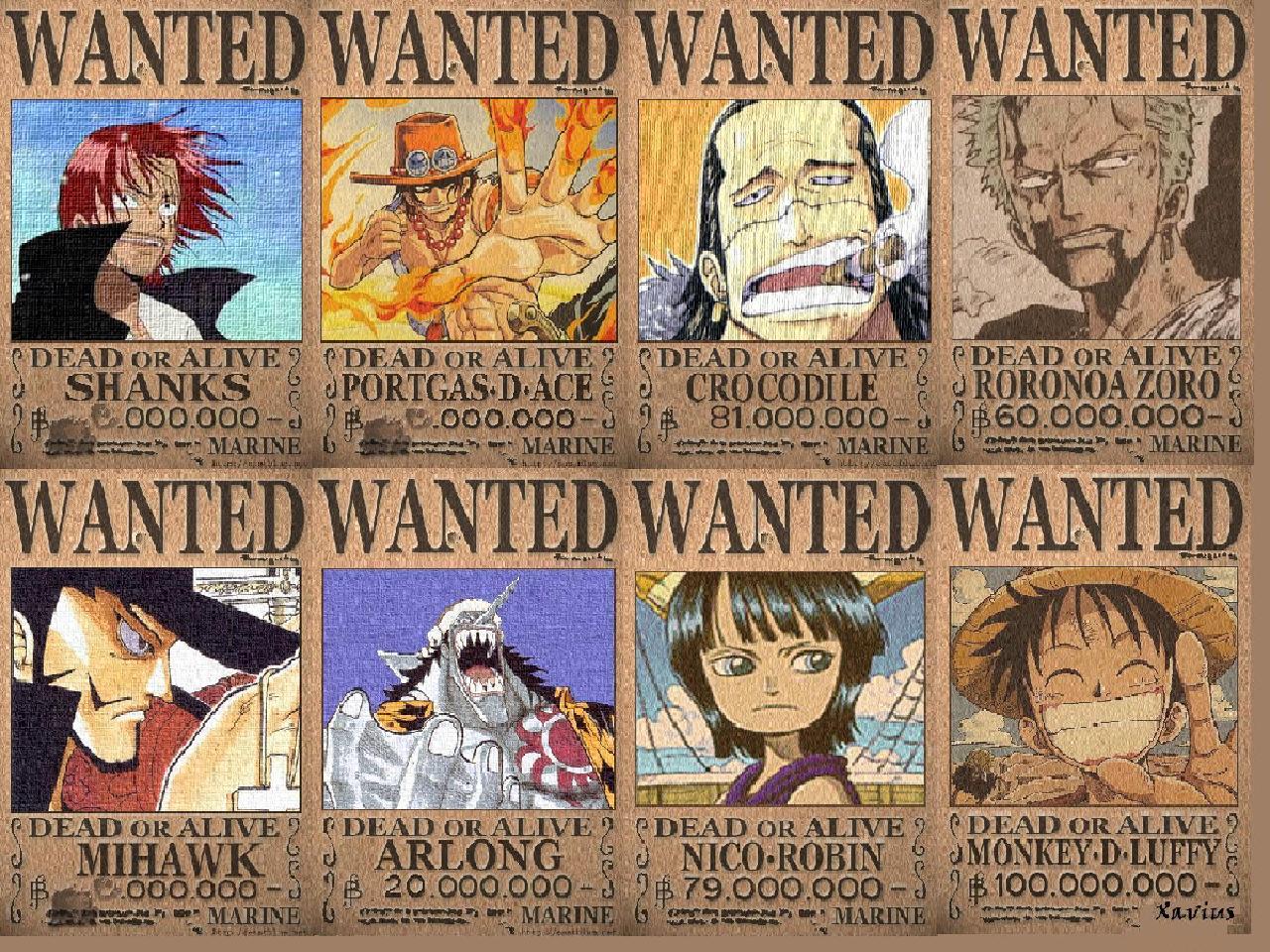 Fonds d'cran Manga One Piece Wanted