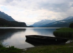 Fonds d'cran Nature lac de Sils - Suisse