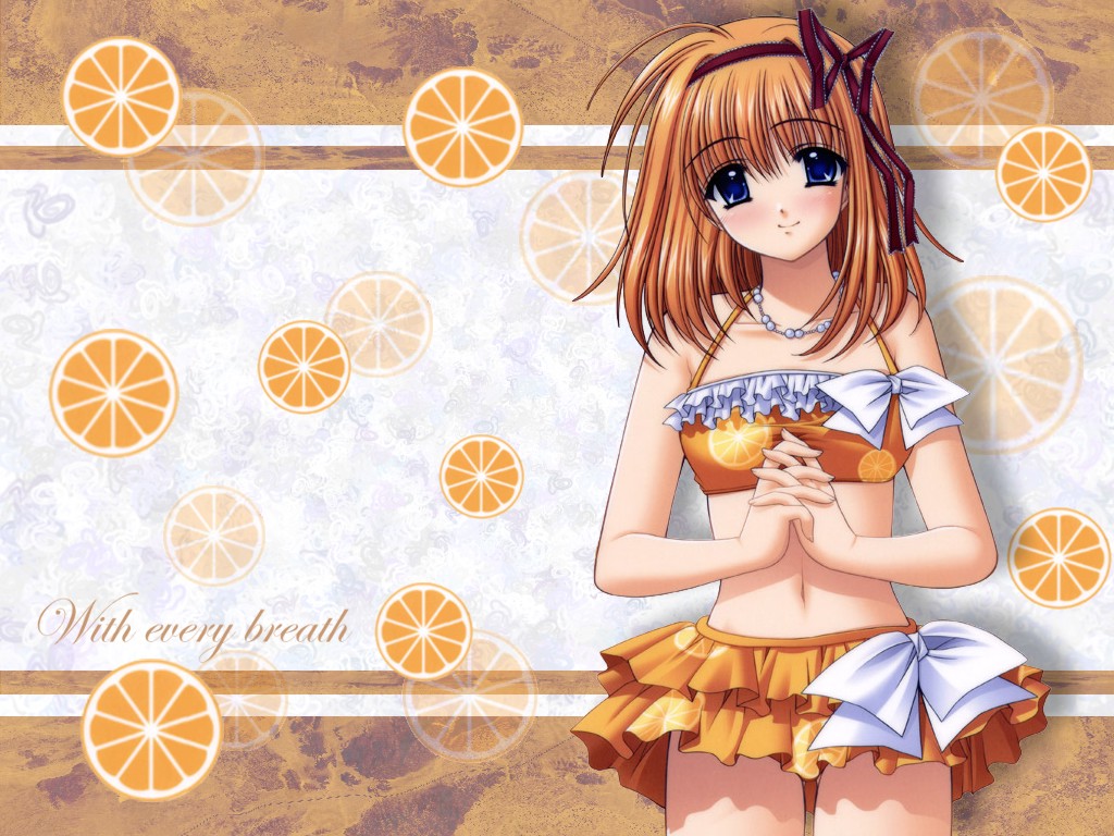 Wallpapers Manga Girl with every breath