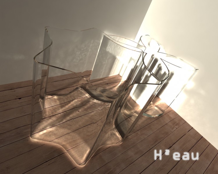 Fonds d'cran Art - Numrique 3D - Studio Max verre with vray