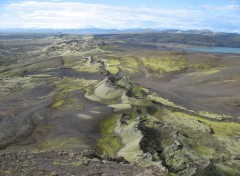 Fonds d'cran Nature Islande - Chane volcanique.