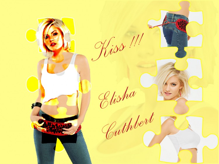 Wallpapers Celebrities Women Elisha Cuthbert Yellow elisha