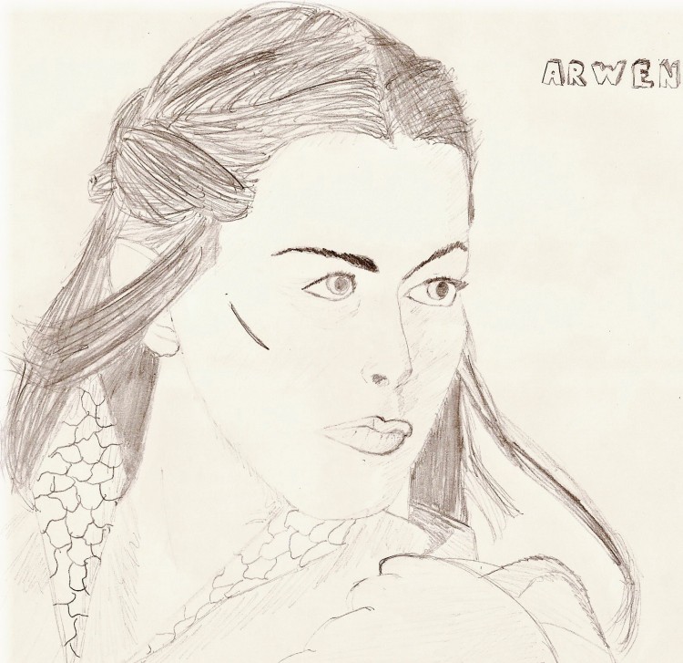 Wallpapers Art - Pencil Portraits arwen