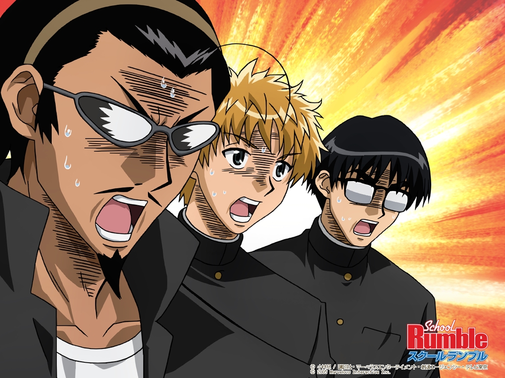 Fonds d'cran Manga School Rumble 