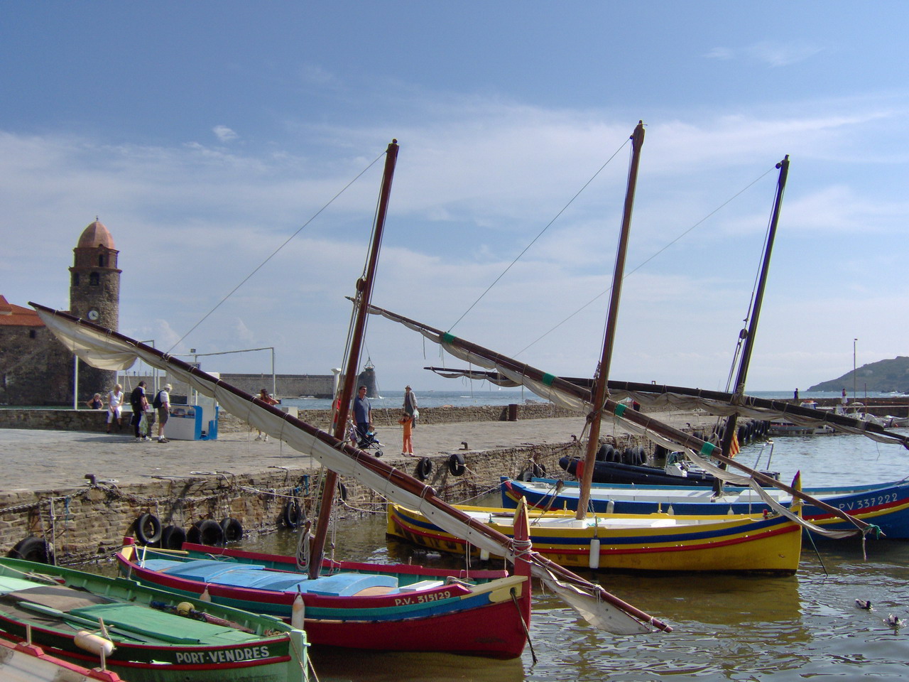 Wallpapers Boats Harbours Collioure