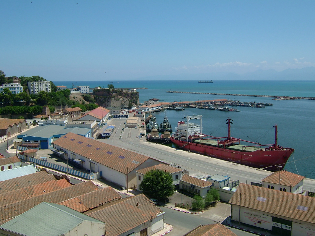 Fonds d'cran Voyages : Afrique Algrie Port de Bajaia