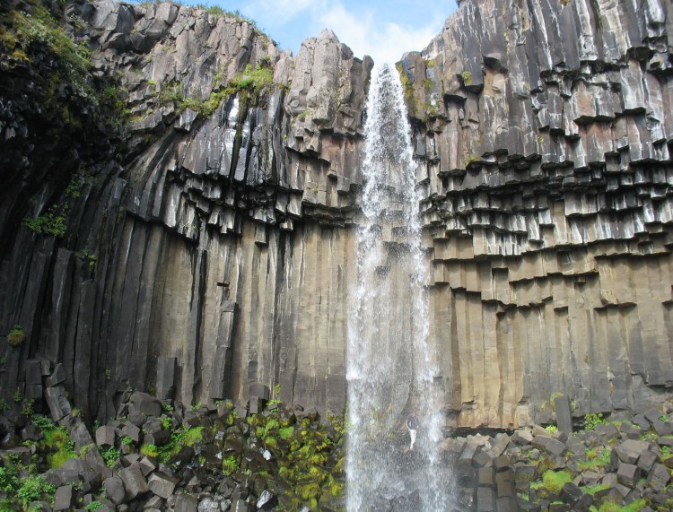 Wallpapers Nature Waterfalls Islande - Cascade sur orgue basaltique.