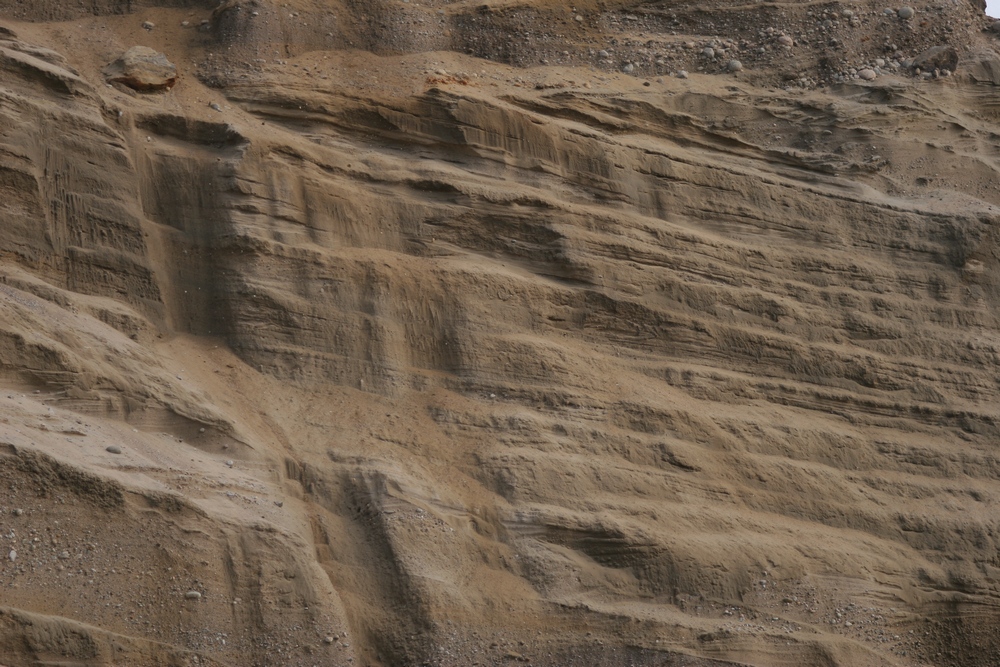 Fonds d'cran Nature Roches - Pierres - Sables Rivire forme par le sable et le gravier.